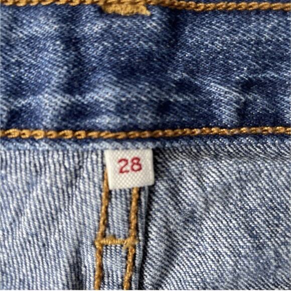 LEVI’S X WHITE OAK CONE DENIM Frayed Hems Button Fly Denim Jeans 28 - Picture 5 of 13